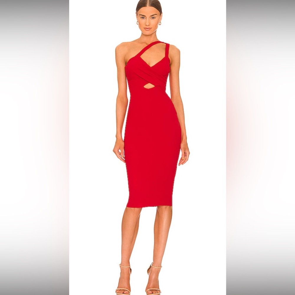 Nookie Red Coco midi dress.